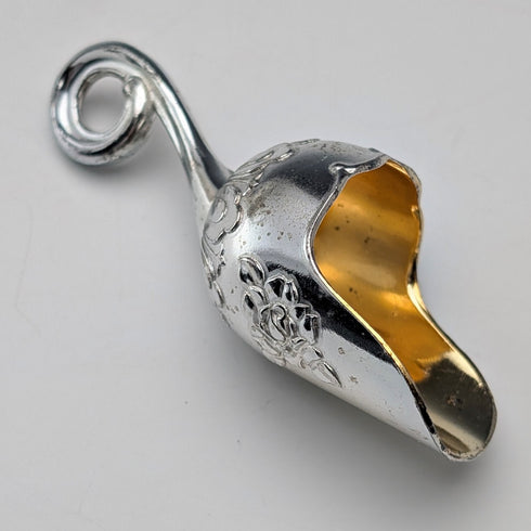 ヴィンテージ シルバープレート製 シュガーボウル 石炭入れデザイン 箱入り