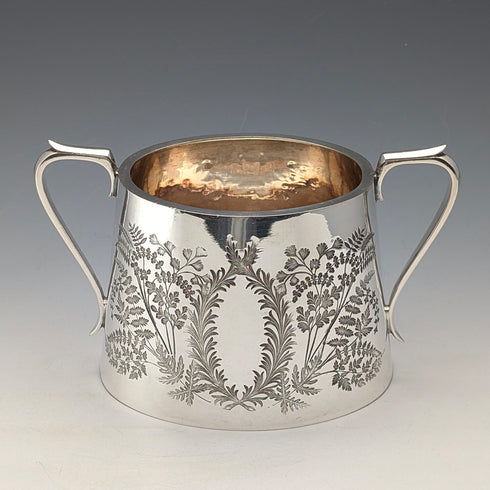 約 1885 年英國古董鍍銀茶具 3 件套 Briddon Brothers