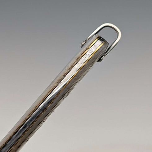 1896 British antique white mother-of-pearl handle pure silver button hook Arthur Worral Staniforth