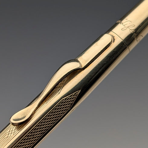 British Vintage Lifelong Rold Gold Push-type Mechanical Pencil