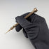 Antique Rold Gold Magic Pencil with Amethyst Decoration, Extendable 97-121mm