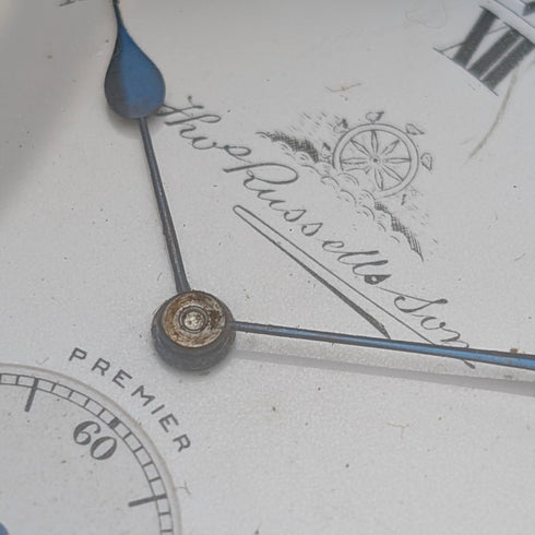 1920年代 英国アンティーク ラッセル 懐中時計 金張りハンターケース 動作良好