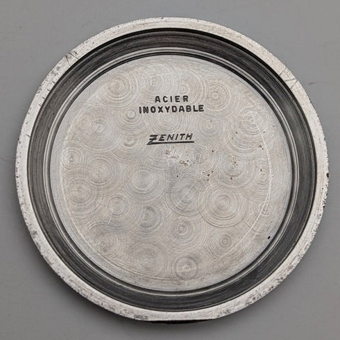 Zenith circa 1950 Men's Automatic Wristwatch Cal133 35mm Stainless Steel Case Good Working Condition