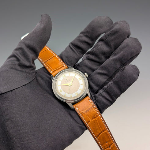 Zenith circa 1950 Men's Automatic Wristwatch Cal133 35mm Stainless Steel Case Good Working Condition