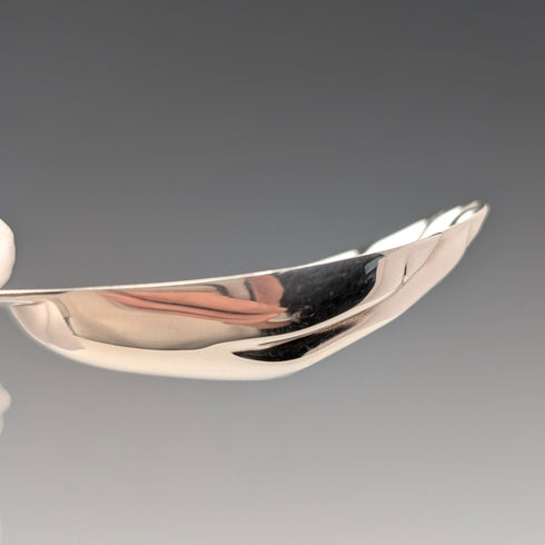 2014 British sterling silver hand-shaped tea caddy spoon by Francis Howard