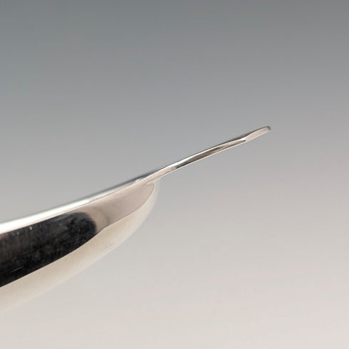 2014 British sterling silver hand-shaped tea caddy spoon by Francis Howard