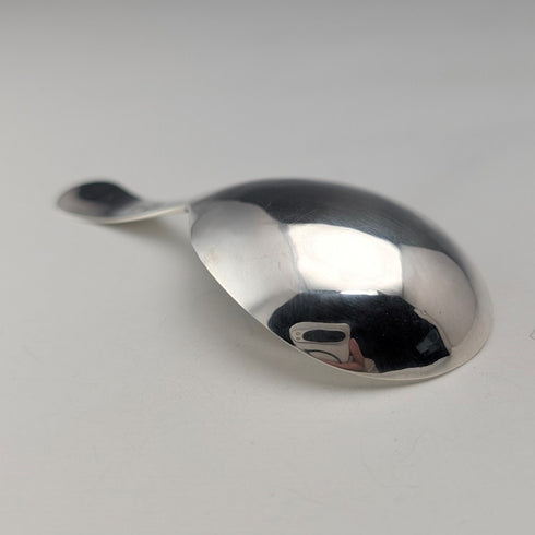 1801 British antique sterling silver tea caddy spoon