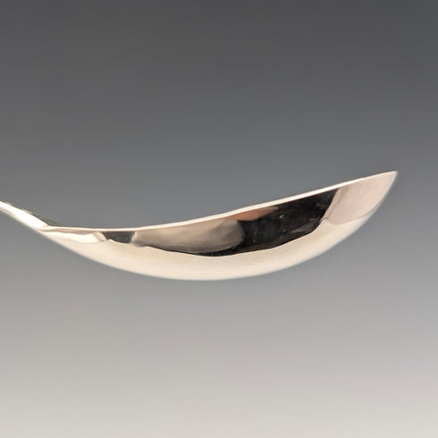 1801 British antique sterling silver tea caddy spoon