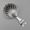 1910 British antique sterling silver tea caddy spoon William Hutton