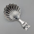 1910 British antique sterling silver tea caddy spoon William Hutton