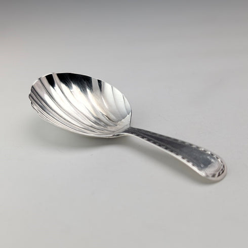 1807 British antique sterling silver tea caddy spoon by George Wintle