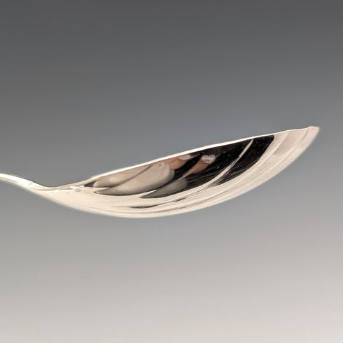 1807 British antique sterling silver tea caddy spoon by George Wintle