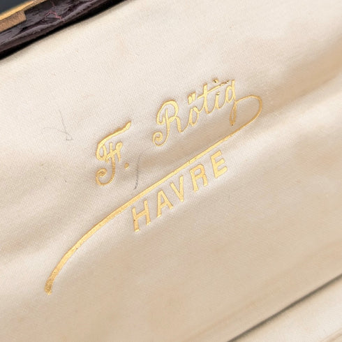 Circa 1900 French antique 950 silver pastry server 109g Eugene Lefebvre with case