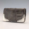 1903 British antique sterling silver decorated small leather wallet with coin purse