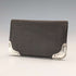 1902 British antique sterling silver decorated small leather wallet ticket case
