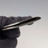 1902 British antique sterling silver decorated small leather wallet ticket case