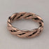 British Vintage Jewelry 9ct Gold Rose Gold Spiral Ring 3g (Size 8-9)