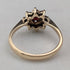 英国ヴィンテージ ジュエリー 9ctゴールド&ガーネットリング 2.3g(12号) 指輪