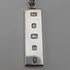 1977 British sterling silver jubilee ingot pendant 17g with necklace