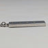 1977 British sterling silver jubilee ingot pendant 17g with necklace