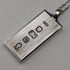 1977 British sterling silver jubilee ingot pendant 35g with necklace