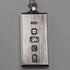 1977 British sterling silver jubilee ingot pendant 35g with necklace