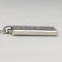 1977 British sterling silver jubilee ingot pendant 35g with necklace