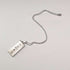 1977 British sterling silver jubilee ingot pendant 35g with necklace