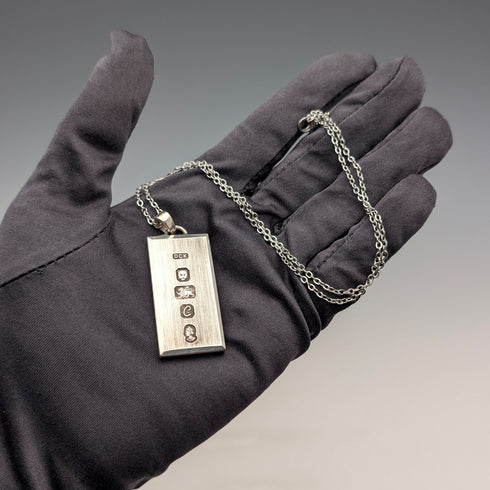 1977 年英國純銀禧年錠吊墜 35 克有項鍊