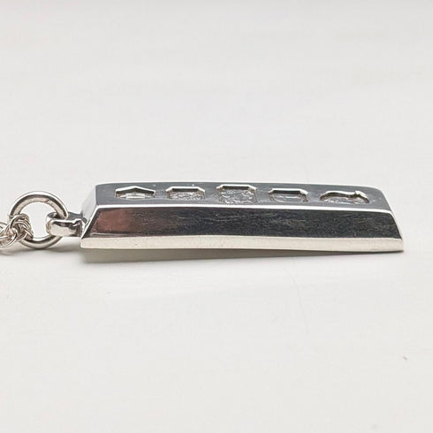 1977 年英國純銀週年紀念錠吊墜 30 克,純銀項鍊