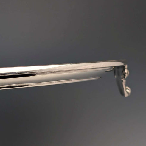 1898年 英国アンティーク シルバープレート製 サルヴァ 直径31cm Elkington