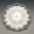 1908 British antique sterling silver salver, diameter 30cm, 624g, William Devenport