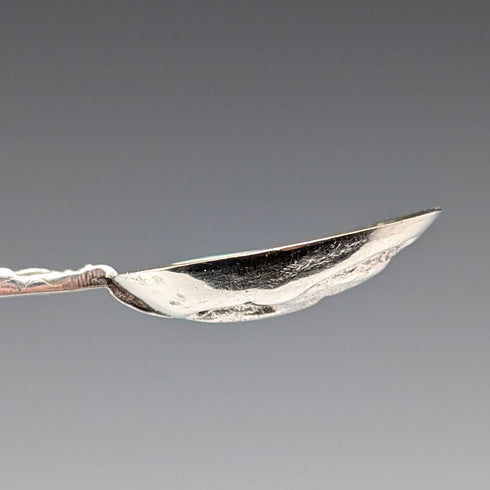 Antique 835 silver tea spoon x 4, total 36g