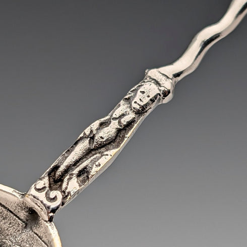 Antique 835 silver tea spoon x 4, total 36g