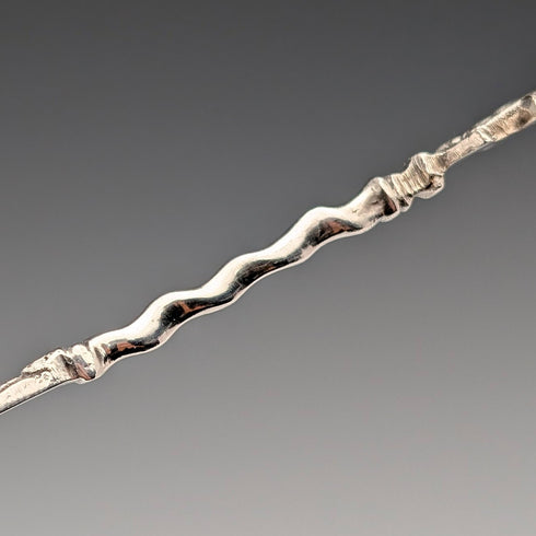 Antique 835 silver tea spoon x 4, total 36g