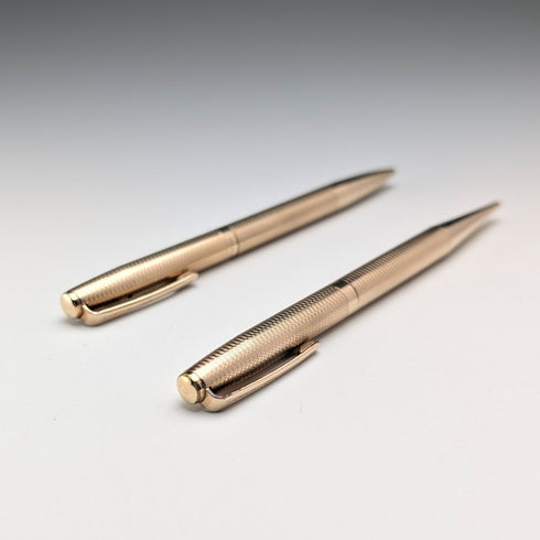 英国ヴィンテージ ヤード・オ・レッド ロールドゴールド製 推進式ペンシル&ボールペン ケース入