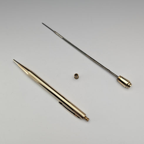 英国ヴィンテージ ライフロング ロールドゴールド製 推進式シャープペンシル ケース入