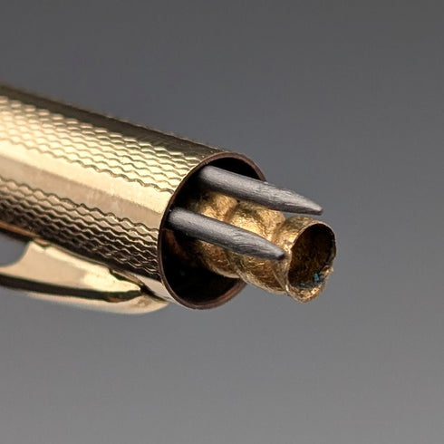 英国ヴィンテージ ライフロング ロールドゴールド製 推進式シャープペンシル ケース入