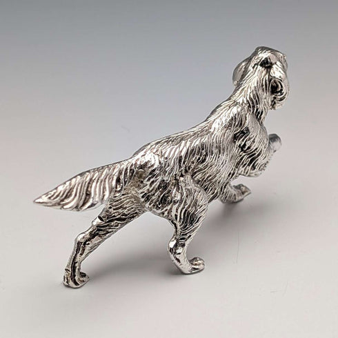 CSR Limited, UK, Sterling Silver Irish Setter Miniature Dog Figurine