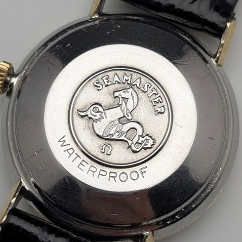 1961 Omega Seamaster Ref14765 61 SC Men's Automatic Watch Cal552 Black Dial Good Working Condition