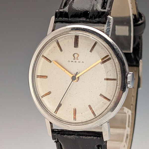 1963年 オメガ Ref131.002-SC 紳士用 機械式腕時計 Cal286 34mmステンレスケース OH済
