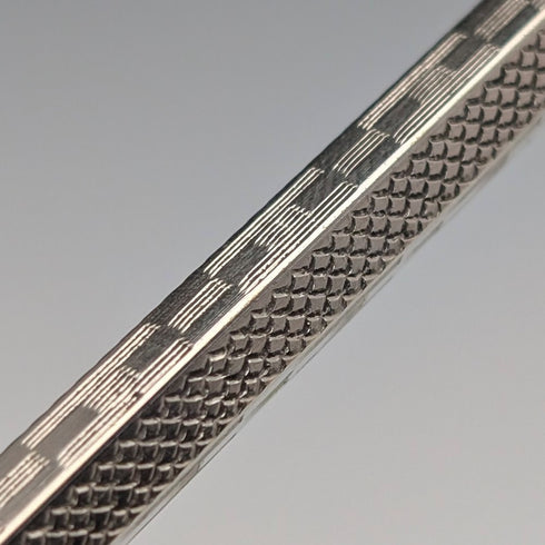 1900年頃 英国アンティーク 純銀製アルバートチェーン 38g 推進式ペンシル付き