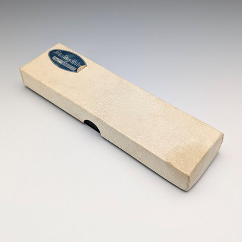 1977 British Vintage Pure Silver Handle Butter Knife Harrison Brothers Paper Box