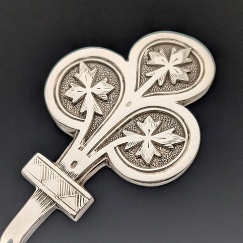 約 1850 年英國古董鍍銀甜點湯匙 x12 Jehoiada Alsop Rhodes 含盒