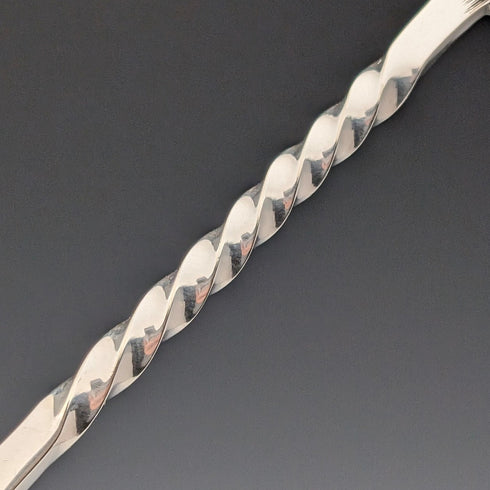 約 1850 年英國古董鍍銀甜點湯匙 x12 Jehoiada Alsop Rhodes 含盒