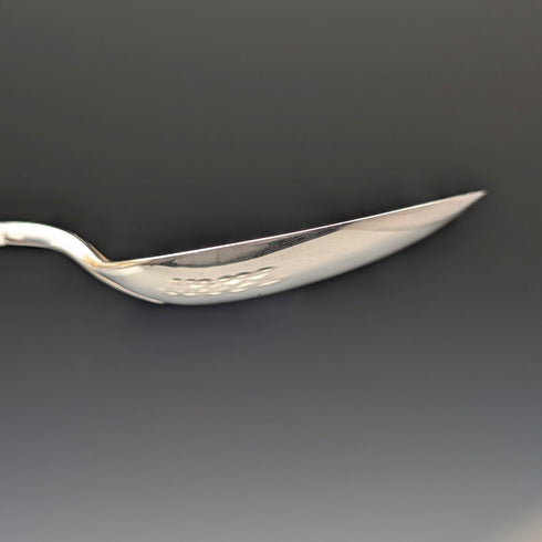 約 1850 年英國古董鍍銀甜點湯匙 x12 Jehoiada Alsop Rhodes 含盒