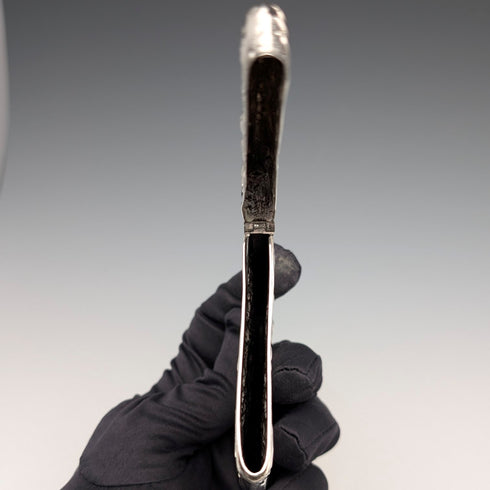 1902年 英国アンティーク 純銀製 浮彫装飾 カードケース 52g Henry Matthews