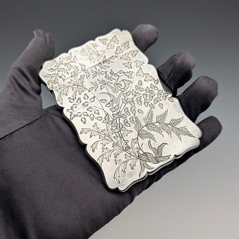 1899 年英國古董純銀卡包 64 克 Robert Thornton