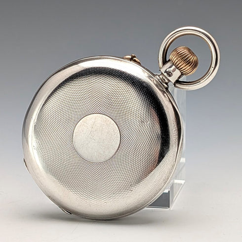 1903年 英国アンティーク ジョン・ベネット 懐中時計 銀側オープンフェース 動作良好