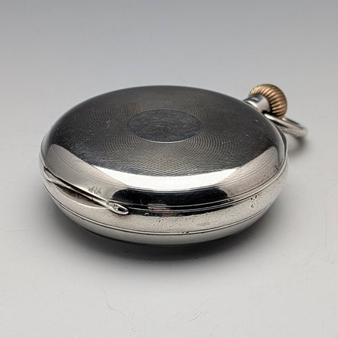 1903年 英国アンティーク ジョン・ベネット 懐中時計 銀側オープンフェース 動作良好